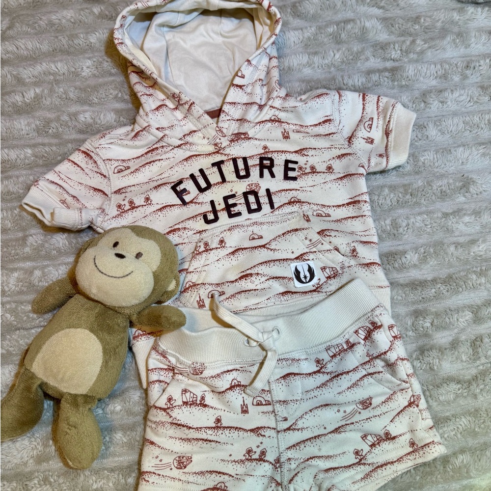 GAP Kids Matching Set - White and Brown